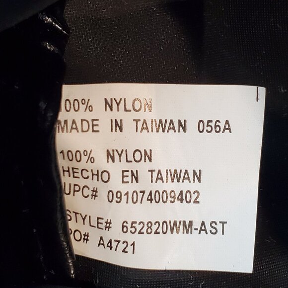 Collapsible Black Travel Bag Luggage Tag Backpack - Picture 8 of 10